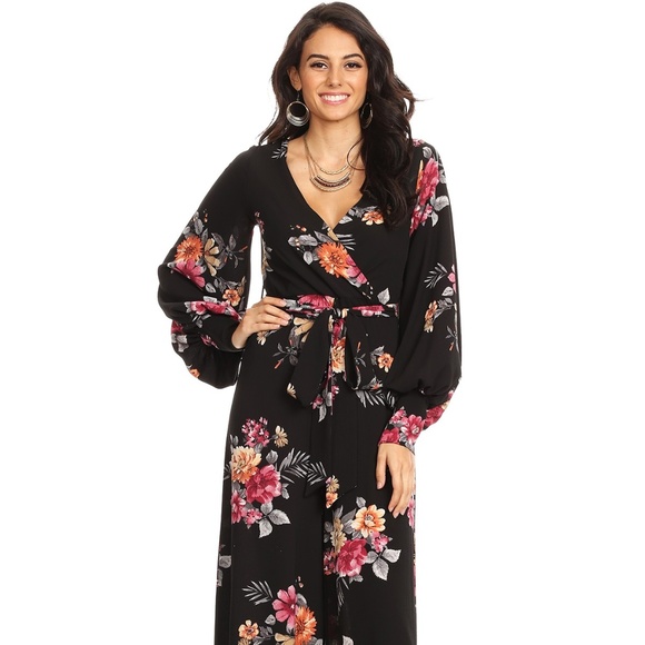 Last 2‼️ @ide Leg Long Sleeve Jumpsuit - Picture 3 of 5